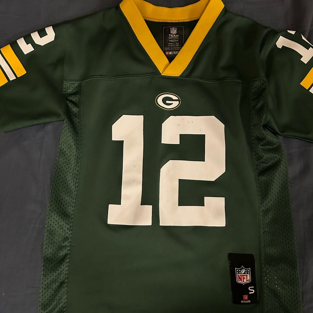 Green Bay Packers, youth small Rodgers jersey